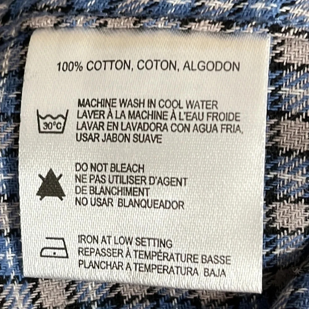 Report Collection Soft Touch Flannel Button Down … - image 6